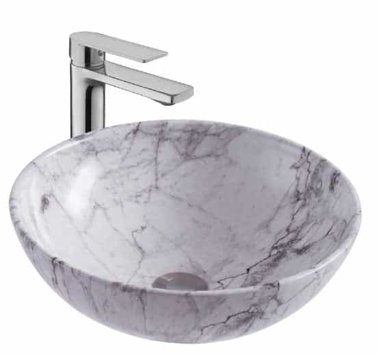 Lavoar pe Blat Marmura Ceramica 380x380x130mm / Keramka LX-8661 Art Basin