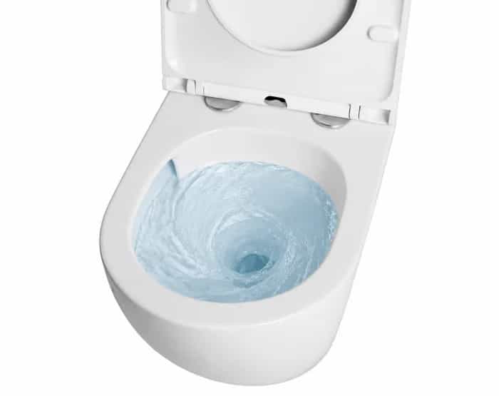 Vas WC suspendat rimless Tornado Atena alb ceramica lucioasa cu capac soft close duroplast inchidere lenta 49x36x36cm
