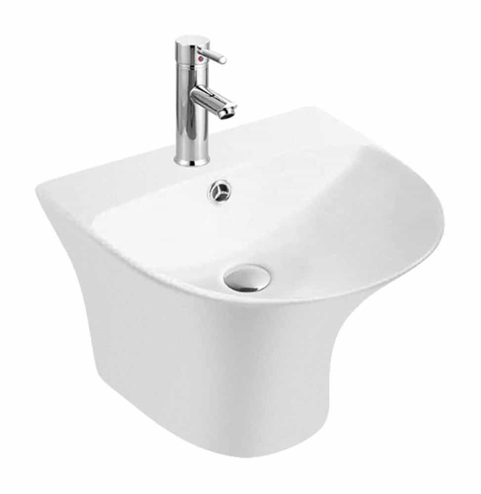 Lavoar suspendat alb din ceramică – design modern pentru baie NEO3007