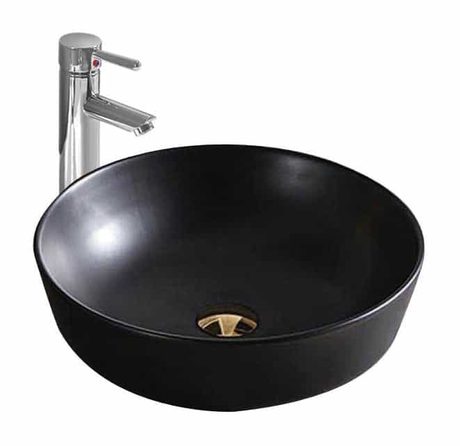 Lavoar pe Blat Negru Ceramica 420x420x140mm / Keramka LX-7139 Art Basin